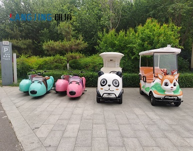 景区共享观光车交付——郑州索河郊野公园